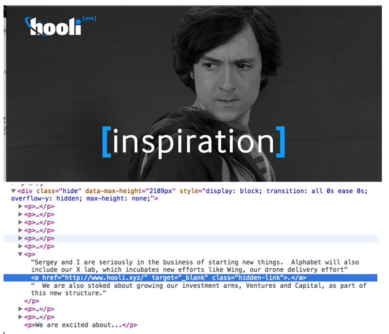 Illustration for article titled Hooli XY... I mean, Google is now Alphabet